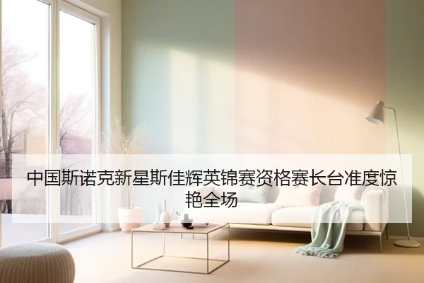 中国斯诺克新星斯佳辉英锦赛资格赛长台准度惊艳全场